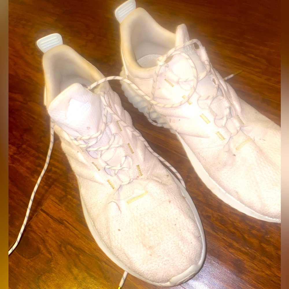Pink Adidas Running Tennis Shoes